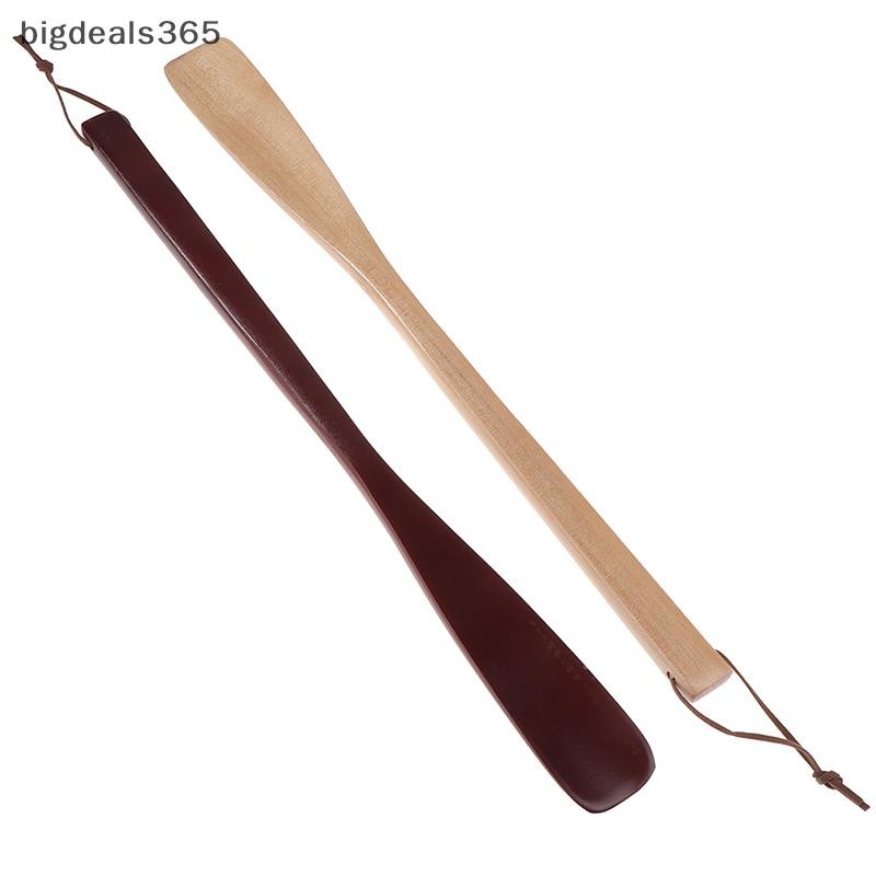 [bigdeals365] 40 ซม. มืออาชีพไม้รองเท้าฮอร์นช้อนรูปร่าง Shoehorn - เครื่องมือบ้านหุ้นใหม่