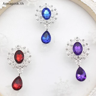 Ank Shining เข็มกลัด 45*25 มม.คริสตัลอุปกรณ์เสริมแฟชั่น Gorgeous งานแต่งงานเชิญวันหยุดสร้างสรรค์ตกแต่ง EN