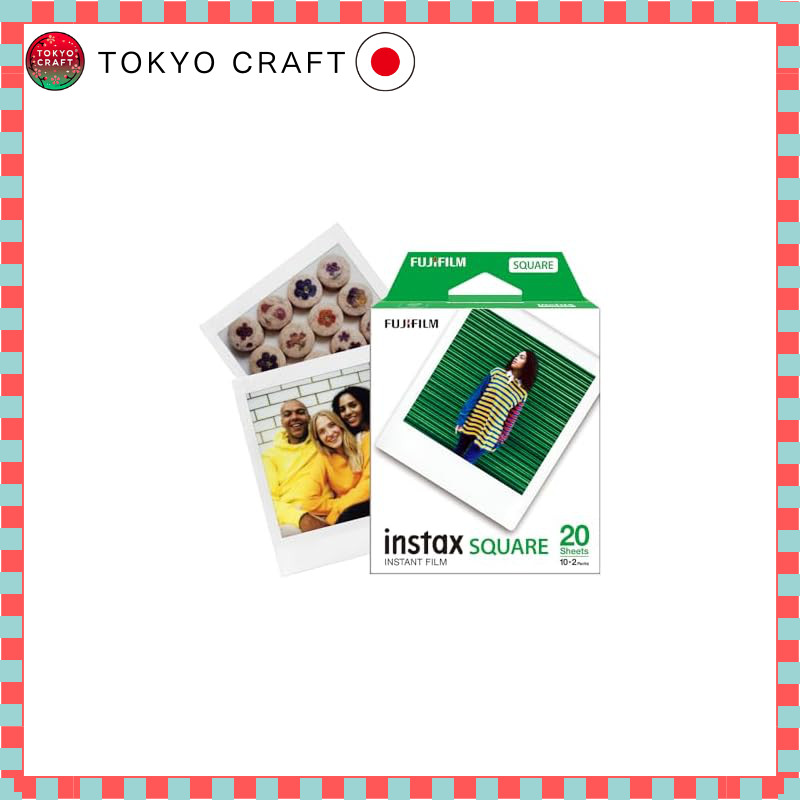 【direct from Japan】
Instax Fujifilm SQUARE Format Film, 20 Sheets, Instax SQUARE, INSTAX SQUARE WW 2