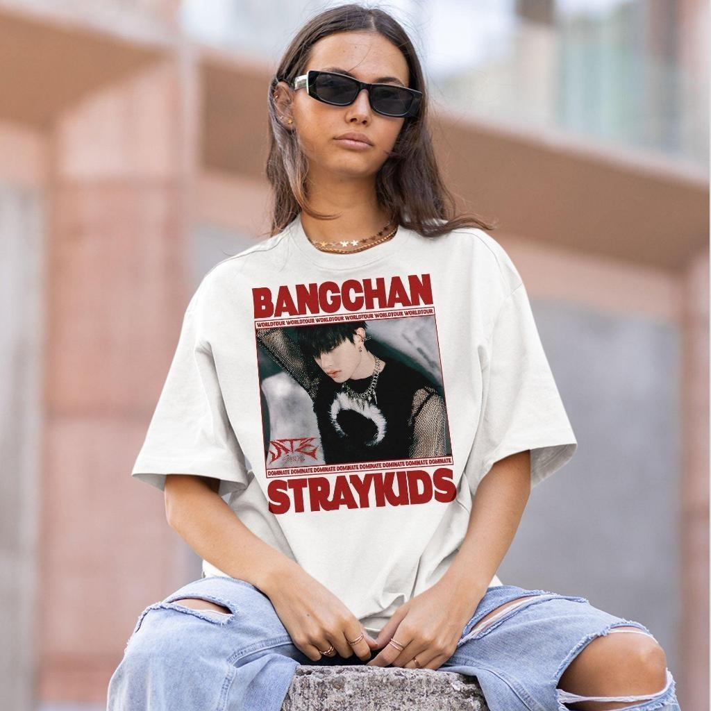 S-5xl Straykids เสื้อยืด Bang Chan Felix Lee min-Ho IN Seo Chang-Bin Han Hwang Hyun-Jin Kim Seung-mi