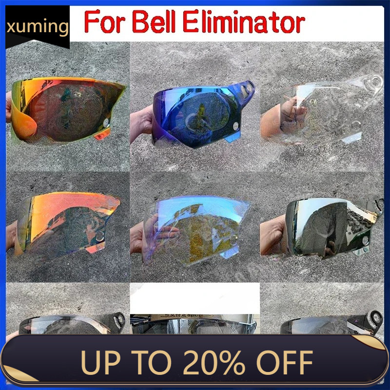 Xm หมวกกันน็อครถจักรยานยนต์ Visor สําหรับ Bell Eliminator Anti-scratch UV Wind Shield แว่นตา Visor E