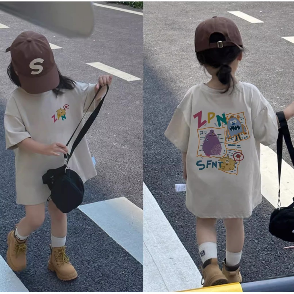 【ส่งจากไทย】💛แขนสั้นสีเหลืองอ่อน  แขนสั้นสำหรับเด็ก น่ารัก รูปแบบที่หลากหลาย💛 - รูปที่ 2