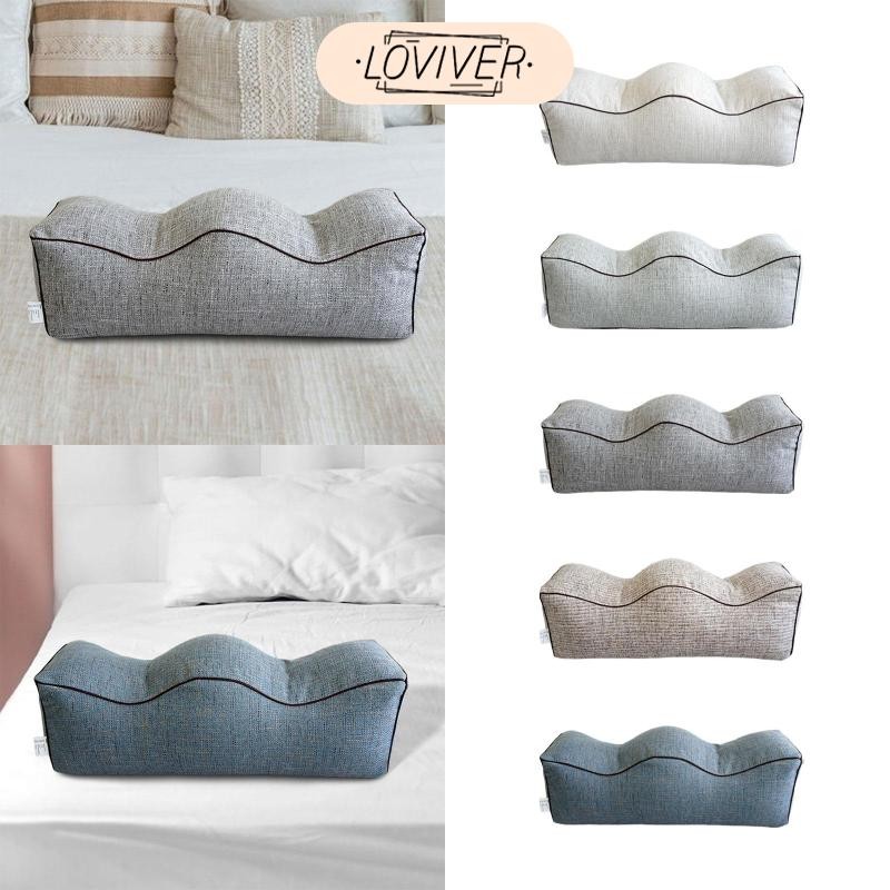 LOVIVER หมอนรองขาขาเบาะสนับสนุนขา ตัวเว้นวรรค หมอนเป็นมิตรกับผิวขาส่วนที่เหลือหมอน