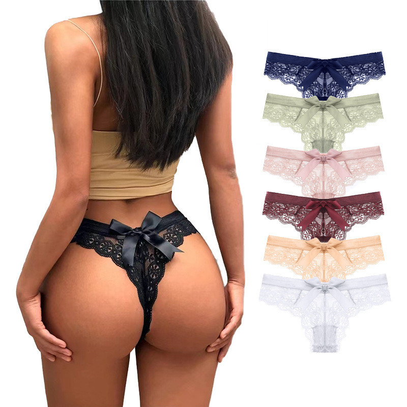 กางเกงชั้นในจีสตริงลูกไม้เซ็กซี่ G-String