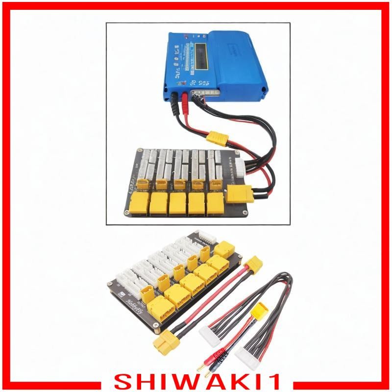 [Shiwaki1] แท่นชาร์จแบบขนานแบตเตอรี่ Lipo Imax B6 Charger Q6 2-6S Connectors Hota Isdt B6AC XT30 XT6