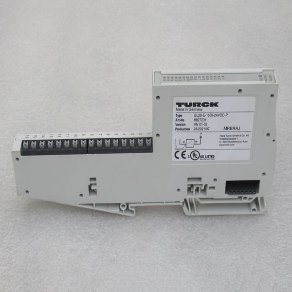 ยี่ห้อใหม่ TURCK TURCK โมดูล BL20-E-16DI-24VDC-P พร้อมส่ง6827231