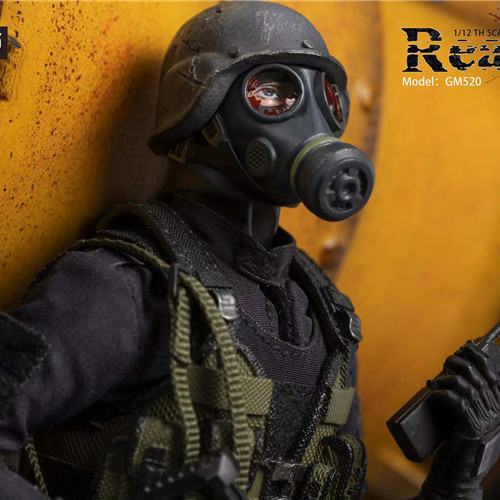 [พรีเมี่ยม] พร้อมสต็อก Gmtoys 1/12 Resident Evil First Bomb Death God Hank Movable Soldier GM520 Del