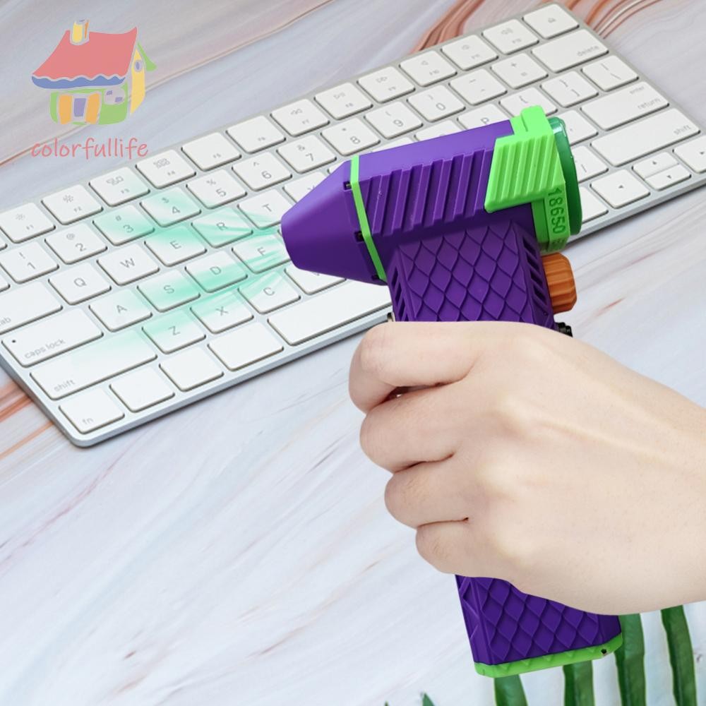 ✿CF✿ 110,000 รอบต่อนาที ไฟฟ้าแบบไร้แปรงถ่าน พัดลมมือถือ Type-C PD ชาร์จเร็ว 8000mAh พัดลมเจ็ท, เครื่