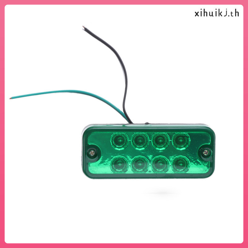 Xihuikj หลอดไฟหรี่ LED ด้านข้าง สําหรับรถบรรทุก รถพ่วง