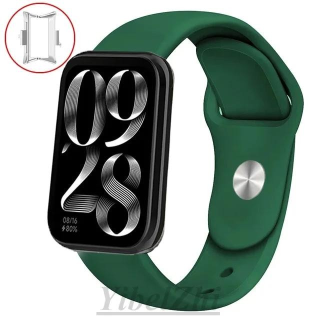 สายรัดซิลิโคนสําหรับ Mi Band Xiaomi Smart Band 8 9 Pro สร้อยข้อมือกีฬาเข็มขัดเปลี่ยนสร้อยข้อมือ Smartwatch สายนาฬิกา Xiaomi Mi Band 8pro เข็มขัด - รูปที่ 6