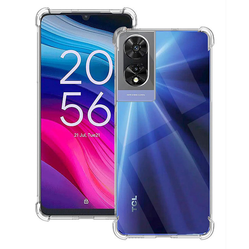 สําหรับ TCL 50 SE 501 505 403 405 406 408 306 50 40 XE 30 SE 40R 40 XL 40 NxtPaper 5G นุ่มกันกระแทกคริสตัลเจล TPU Shock-Absorption ฝาครอบ