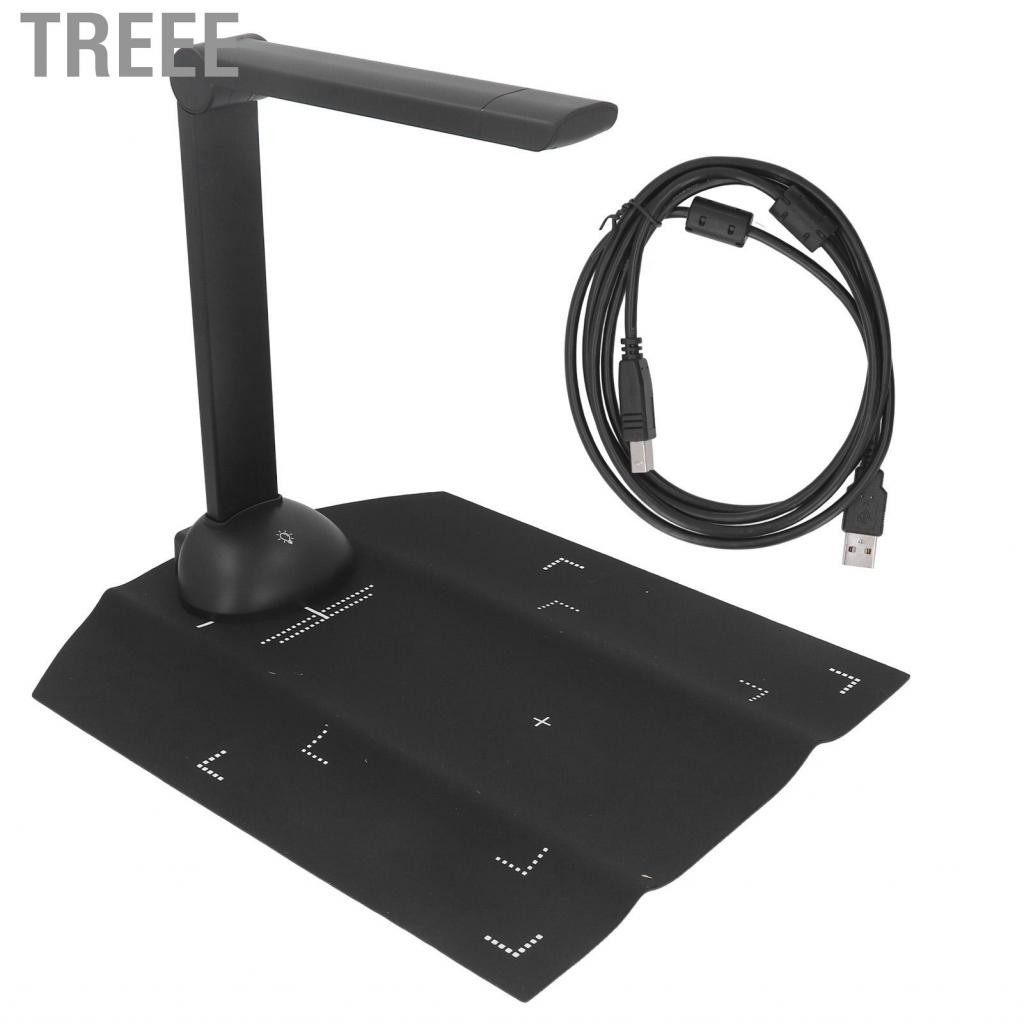 Treee Book Document Scanner 8MP 3672x2856 Resolution A3 HD For School Office
