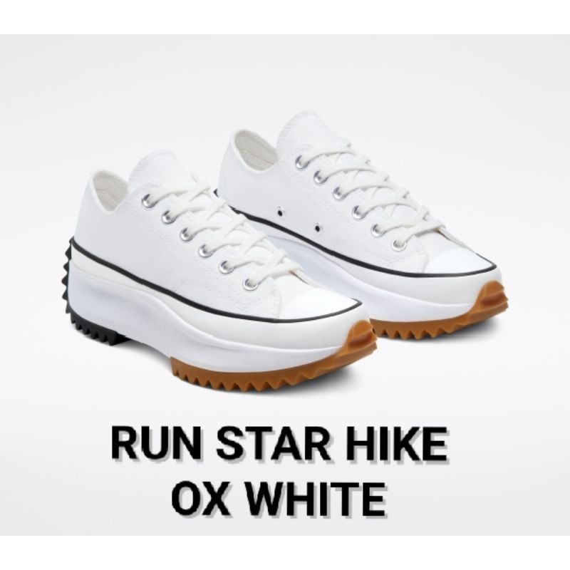 Converse run Star hike ox สีขาว