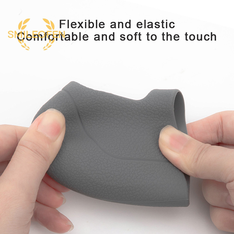 [Smileofen] ปลอกซิลิโคนหุ้มหัวเกียร์รถยนต์ อัตโนมัติ กันลื่น