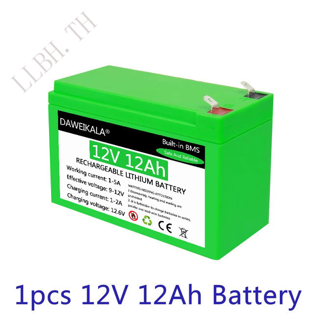 12V Battery 18650 Battery Pack 18650 lithium battery recharable battery Solar storage Battery Electric lighting Outdoor