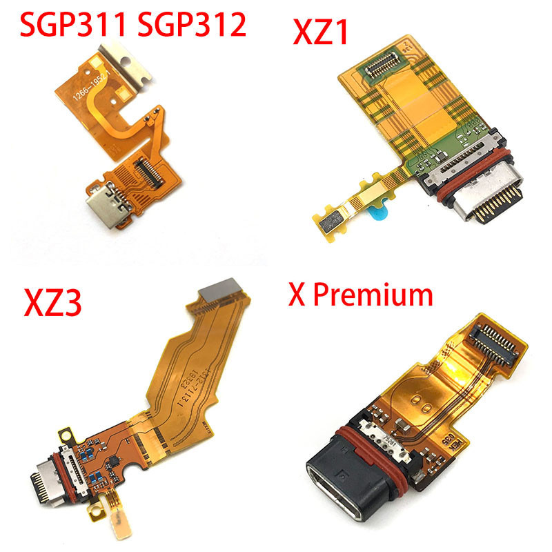 USB Charger พอร์ตเชื่อมต่อ Flex สําหรับ Sony Xperia แท็บเล็ต Z SGP311 SGP312 Xperia X XZ XZ1 XZ2 ขนา