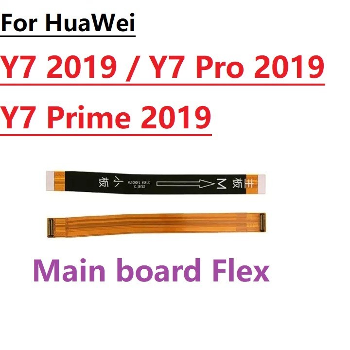 U6ps & หลักเมนบอร์ดเมนบอร์ดเชื่อมต่อ Flex สําหรับ HuaWei Y7 2019 / Y7 Pro 2019 / Y7 Prime 2019 อะไหล