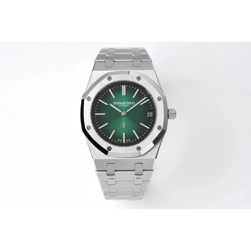 [ONLY] Aibi Royal Oak 15202 Series นาฬิกาข้อมือ สายสแตนเลส เส้นผ่าศูนย์กลาง 39 มม.