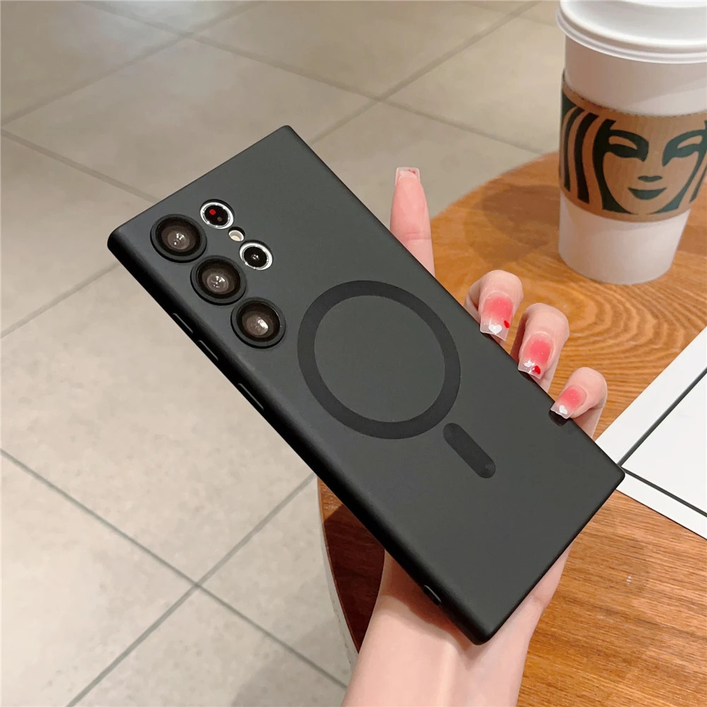 เคสแม่เหล็ก เคสโทรศัพท์ สำหรับ Samsung Galaxy S24 S23 S22 S21 S20 Note 20 Ultra Note 10 Plus S21 S23FE เคสซัมซุงกันกระแท