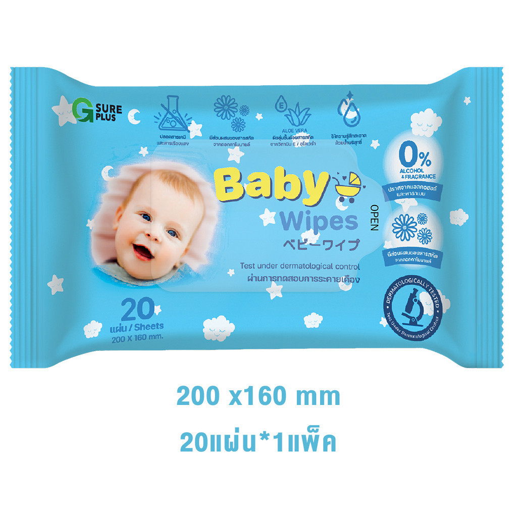 ทิชชู่เปียก 40/80แผ่น Baby Wipes ทิชชู่เปียกทำความสะอาด กระดาษเปียก กระดาษทิชชู่เปียก สูตรน้ำบริสุทธิ์ ผ้านุ่มชุ่มชื่น - รูปที่ 3