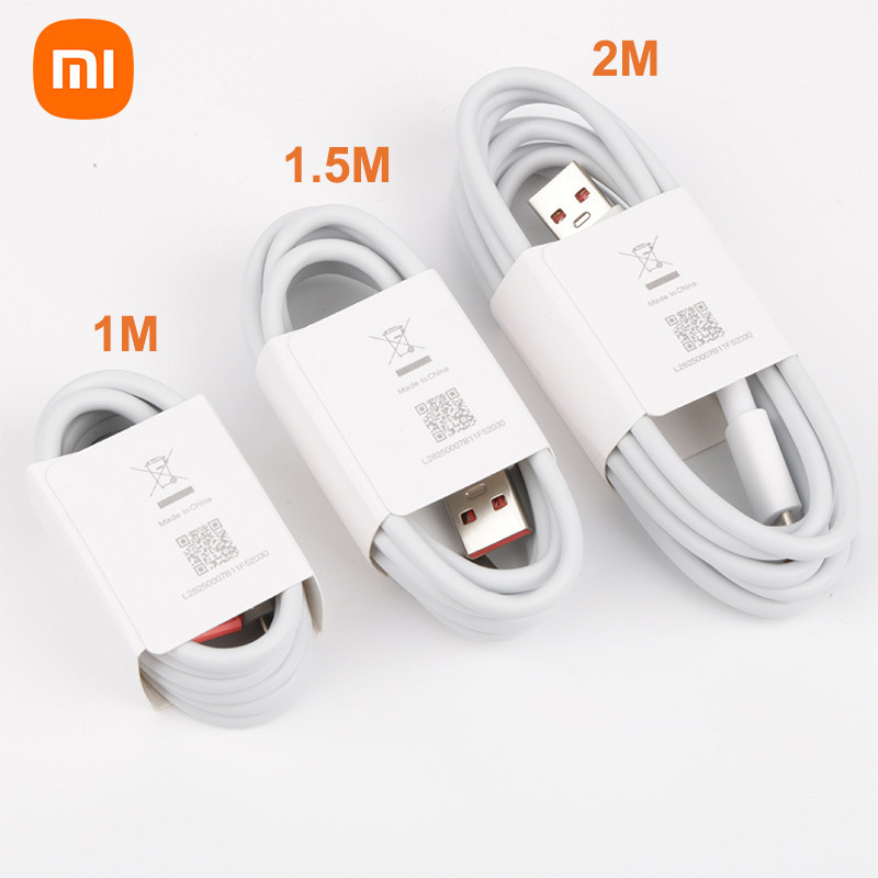 Xiaomi 6A 120W Usb Type C สาย Turbo Charge USBC สายชาร์จสําหรับ Tipo Mi 12 11 10 Pro Ultra Lite Redmi K40 Pro Note10