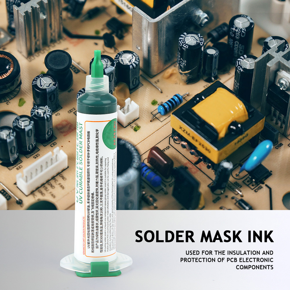 SN5 1 ชิ้น UV Light Curing Solder Mask Ink BGA PCB Resist สีเขียว