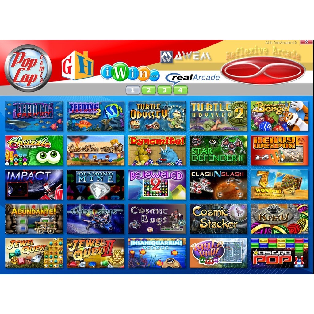 All in one PopCap 100 Games (100 in 1) [PC]