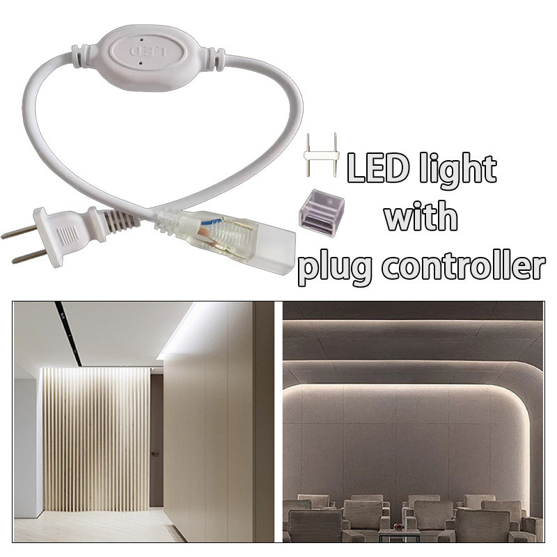 ปลั๊กต่อนีออนเฟล็ก 220V เขี้ยวต่อความยาว ไฟ LED ปลั๊ก 
 - รูปที่ 4