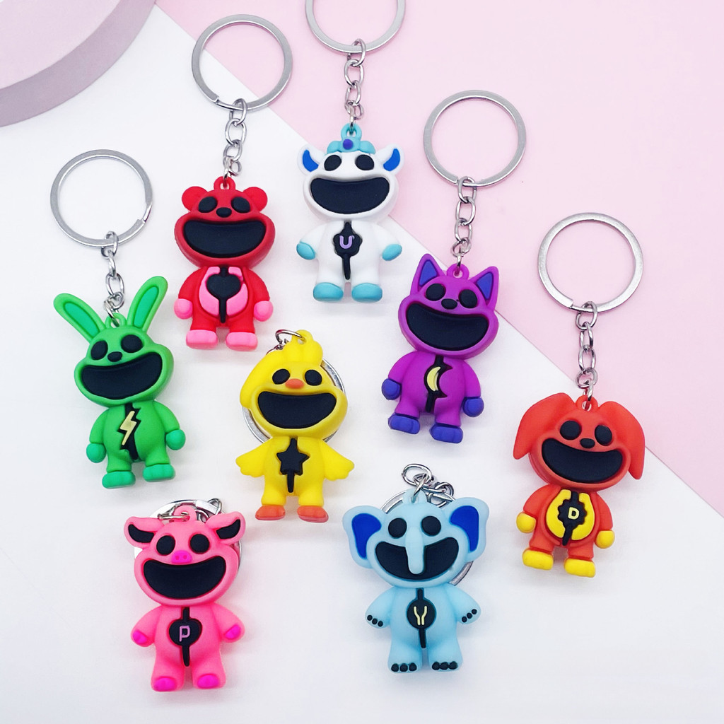 Catnap Poppy playtime 3 พวงกุญแจยิ ้ ม critters จี ้ กระเป ๋ าเป ้ สะพายหลังการ ์ ตูน