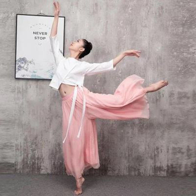 YCF กางเกงขากว ้ างชีฟองสไตล ์ ใหม ่ ฤดูร ้ อน รูปที่ 3