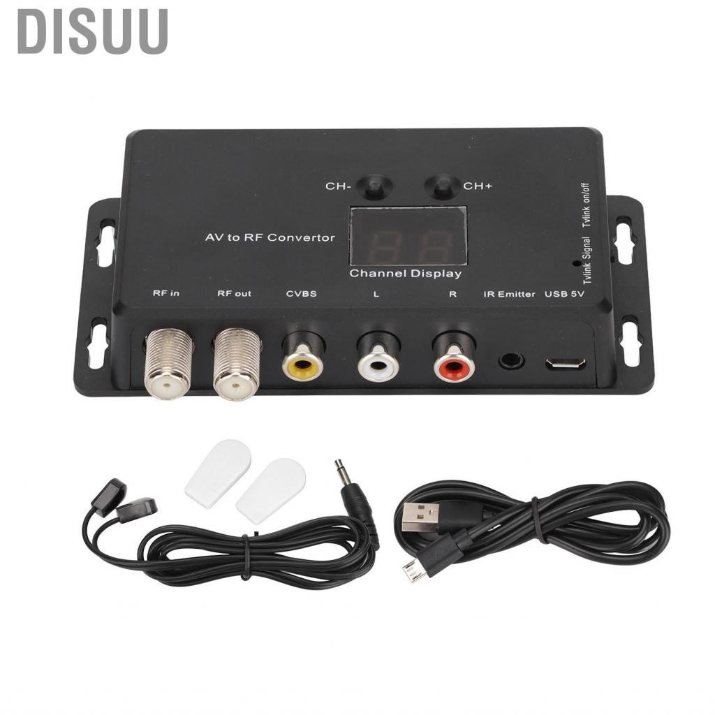 Disuu TV Link Modulator RF UHF Coaxial To And Converter AV