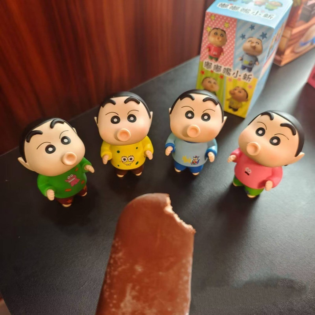 PS1 Crayon Shin chan Action Figure คอสเพลย์ Patrick Star SpongeBob SquarePants Kamen ตุ๊กตาของเล่นสํ