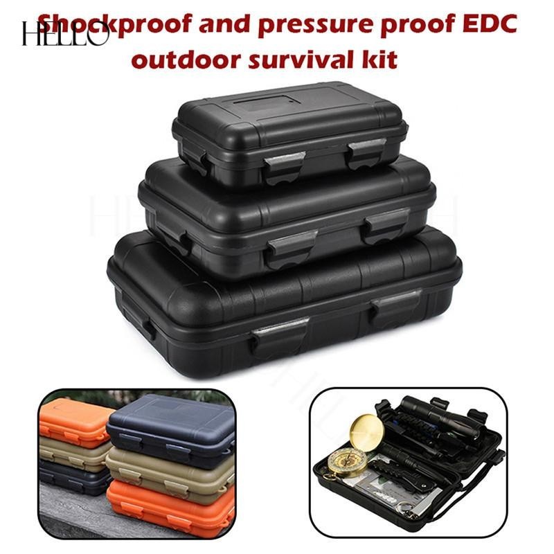 2024 กลางแจ ้ ง Survival กล ่ องปิดผนึกกันกระแทกกันน ้ ํากล ่ อง Airtight Survival กรณีตกปลา Tackle เครื ่ องมือคอนเทนเนอร ์