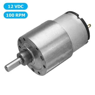มอเตอร์เกียร์ มอเตอร์อเนกประสงค์ JGB37-520 Motor gear DC 6V 12V 24VDC 12/45/100/107/200/320/600/960RPM (แกนขนาด 6mm, ...