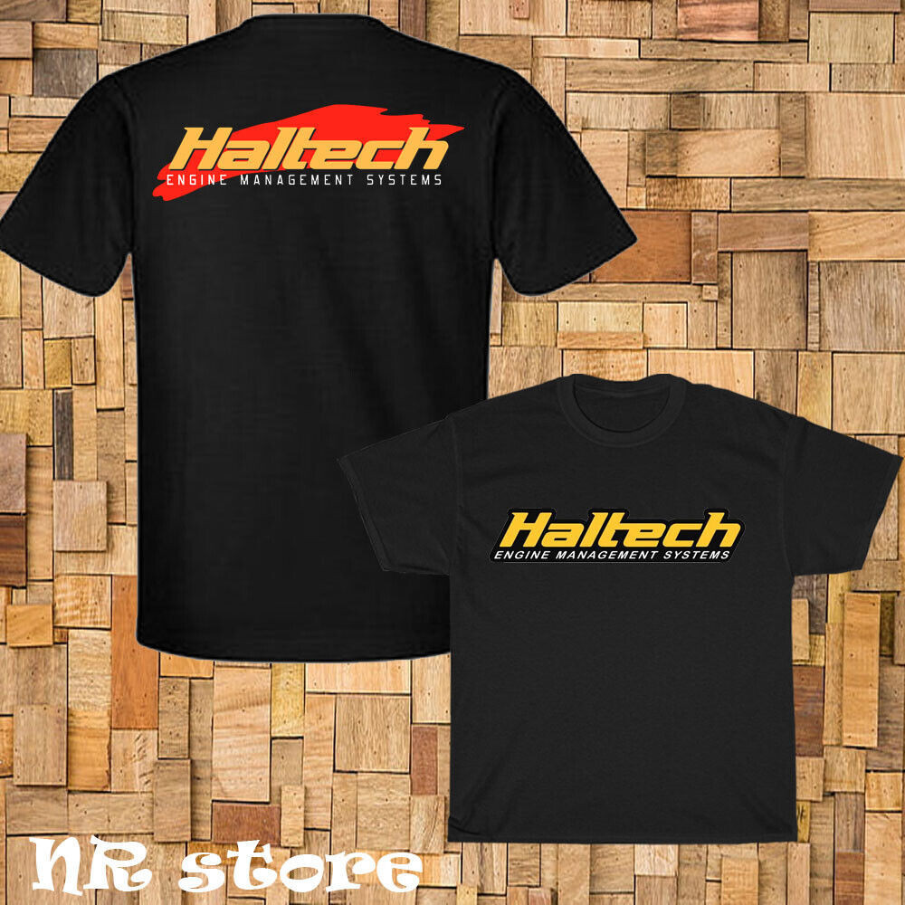 เสื้อยืดโลโก้การจัดการเครื่องยนต์ Haltech Ems ใหม่สําหรับผู้ชาย