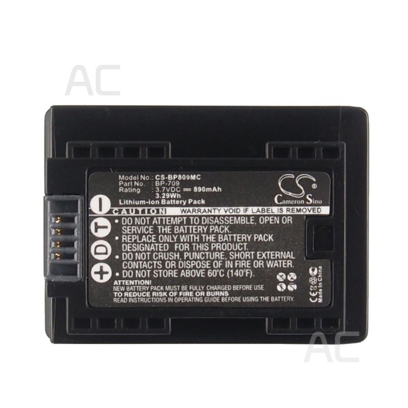 AC for Canon Vixia HF M52 M506 R30 R36 Camera Battery BP-709
