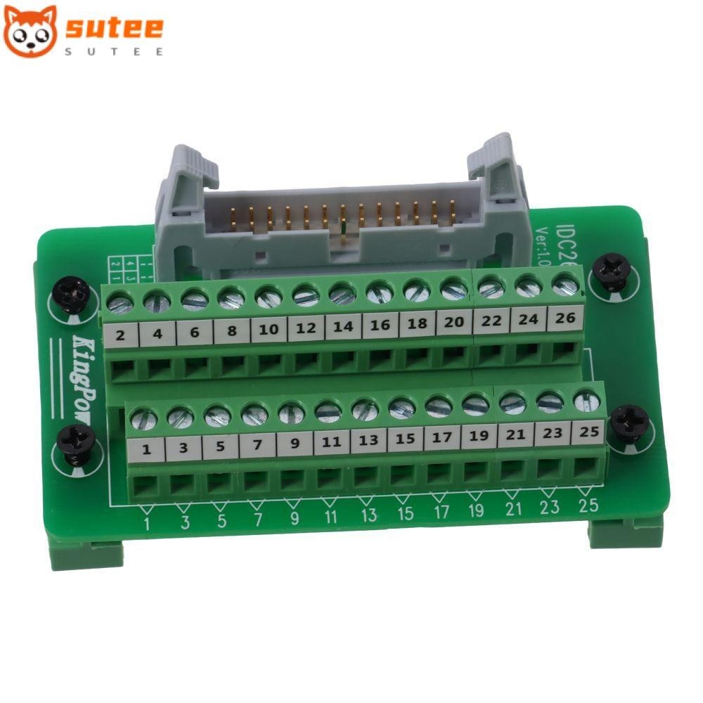 ขั ้ วต ่ อชาย SUTEE 26Pin PLC อินเทอร ์ เฟซ Terminal Block Adapters , Breakout Board IDC26P Terminal Board