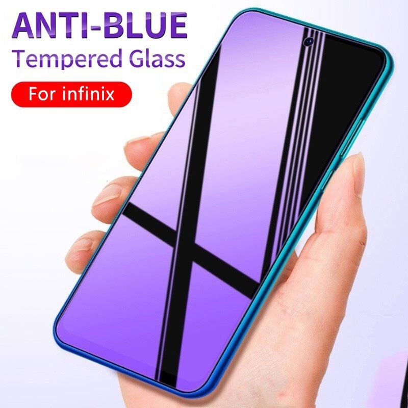 ฟิล์มกระจกเต็มจอ สุญญากาศ กันแสงสีฟ้า สำหรับ Infinix Smart 5 7 8 Hot 30i 40i Note 12 30 40 Hot 9 10 11S 11 Play Zero 5G