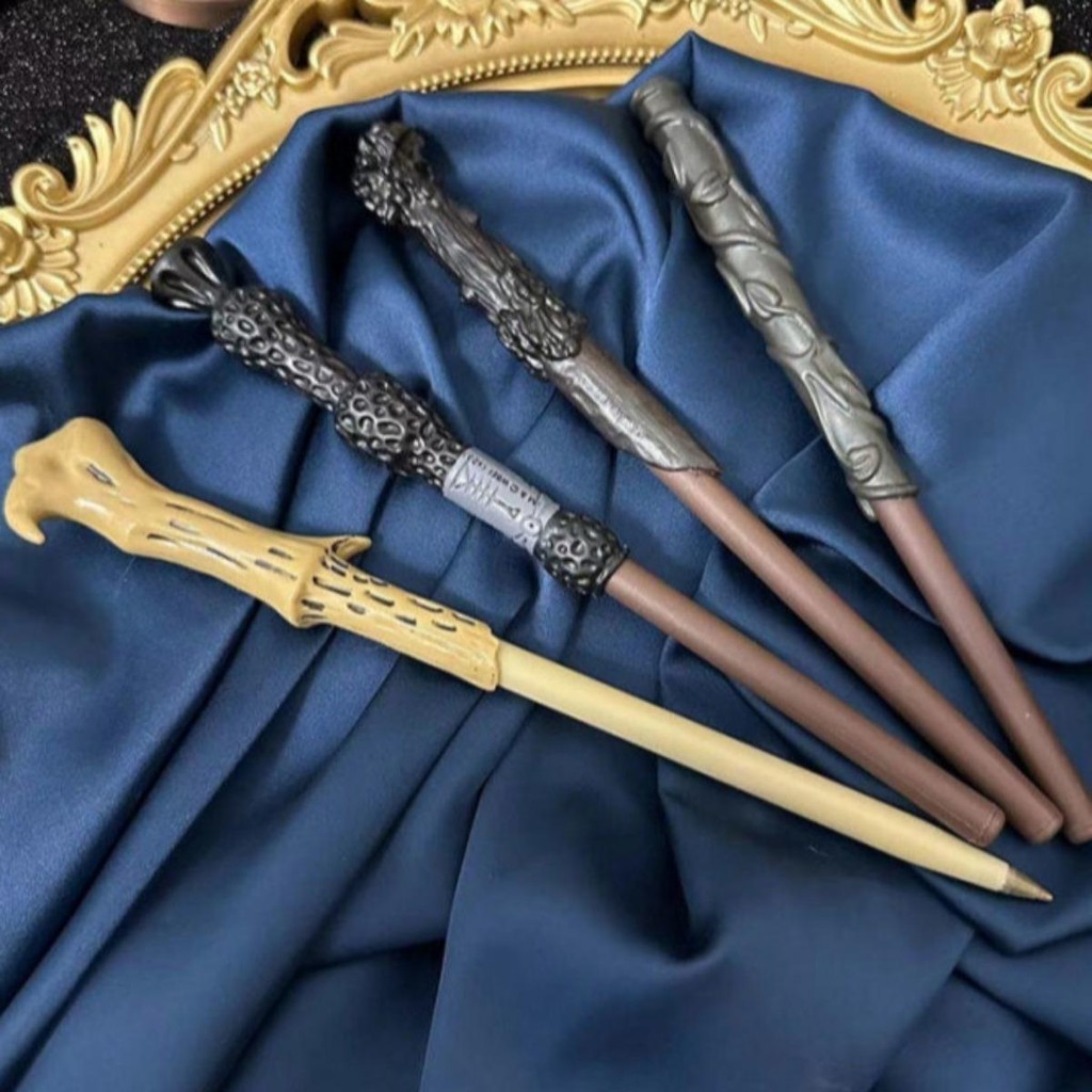 Creative Harry Potter Magic Scepter รูปปากกานักเรียนตลกเจลปากกาเครื ่ องเขียนของขวัญ