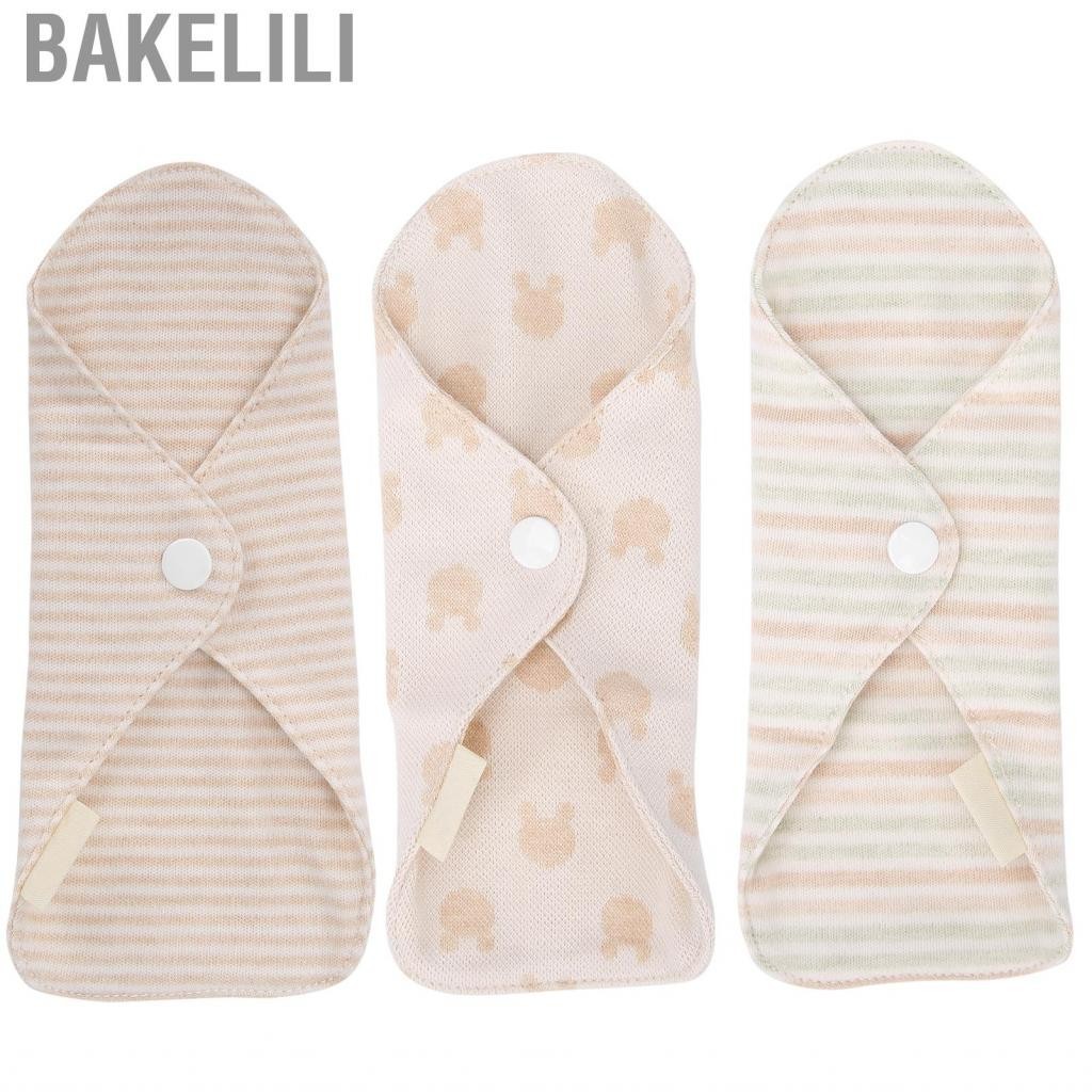 Bakelili Menstrual Pads Cotton Light in Weight Design 3 Different Patterns for Daily Life Female Outdoor Home