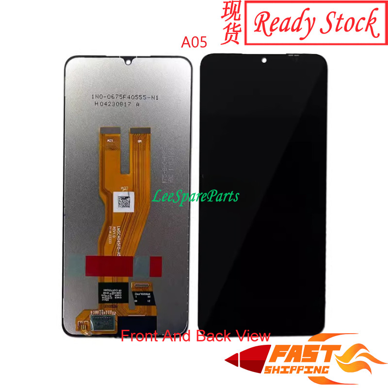 Samsung A05 / A05s ชุดจอแสดงผล LCD หน้าจอสัมผัส Digitizer สําหรับเปลี่ยน