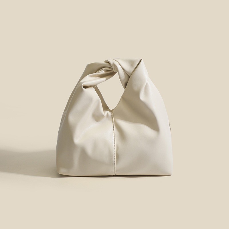 Cilks Bag Women's Handbag Dumpling Bag Large Capacity Pleated Cloud Bag Hand Bag P02025