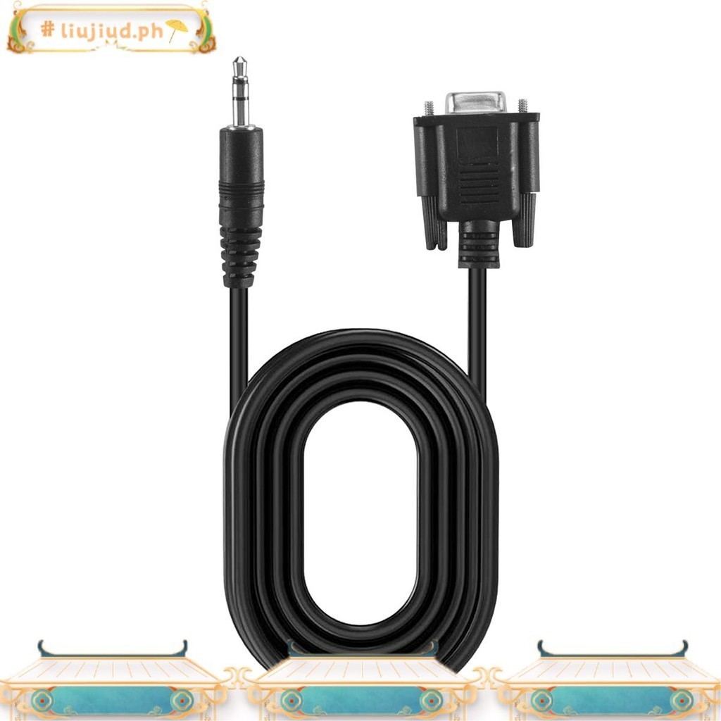 liujiud.phDB9 9 Pin สาย VGA ตัวเมีย ,DB 9 Female to TRS 3.5mm (1/8in) TRS Stereo Male Serial Data Ca