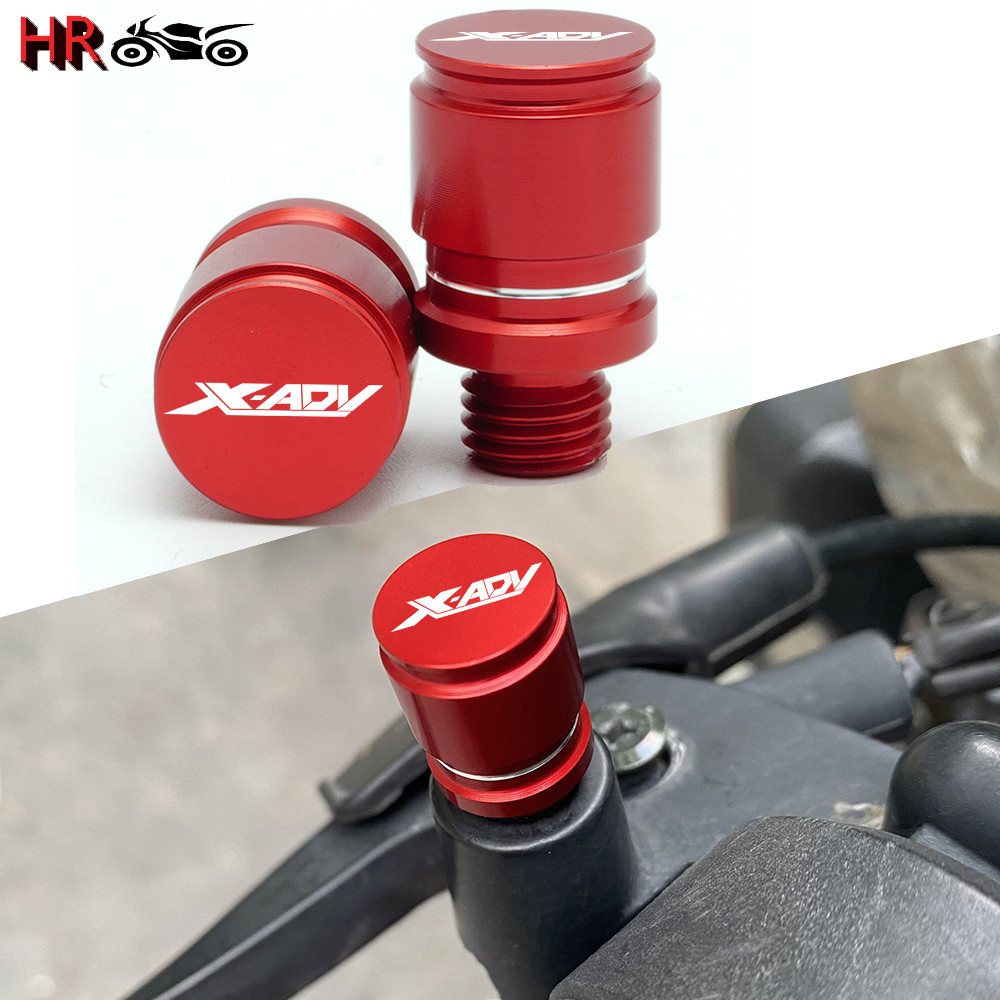สําหรับ Honda X-Adv XADV 750 X Adv X-ADV750 2016-2022 อุปกรณ ์ เสริมรถจักรยานยนต ์ CNC อลูมิเนียมกระจกสกรูปลั ๊ กฝาครอบหมวกสลักเกลียว