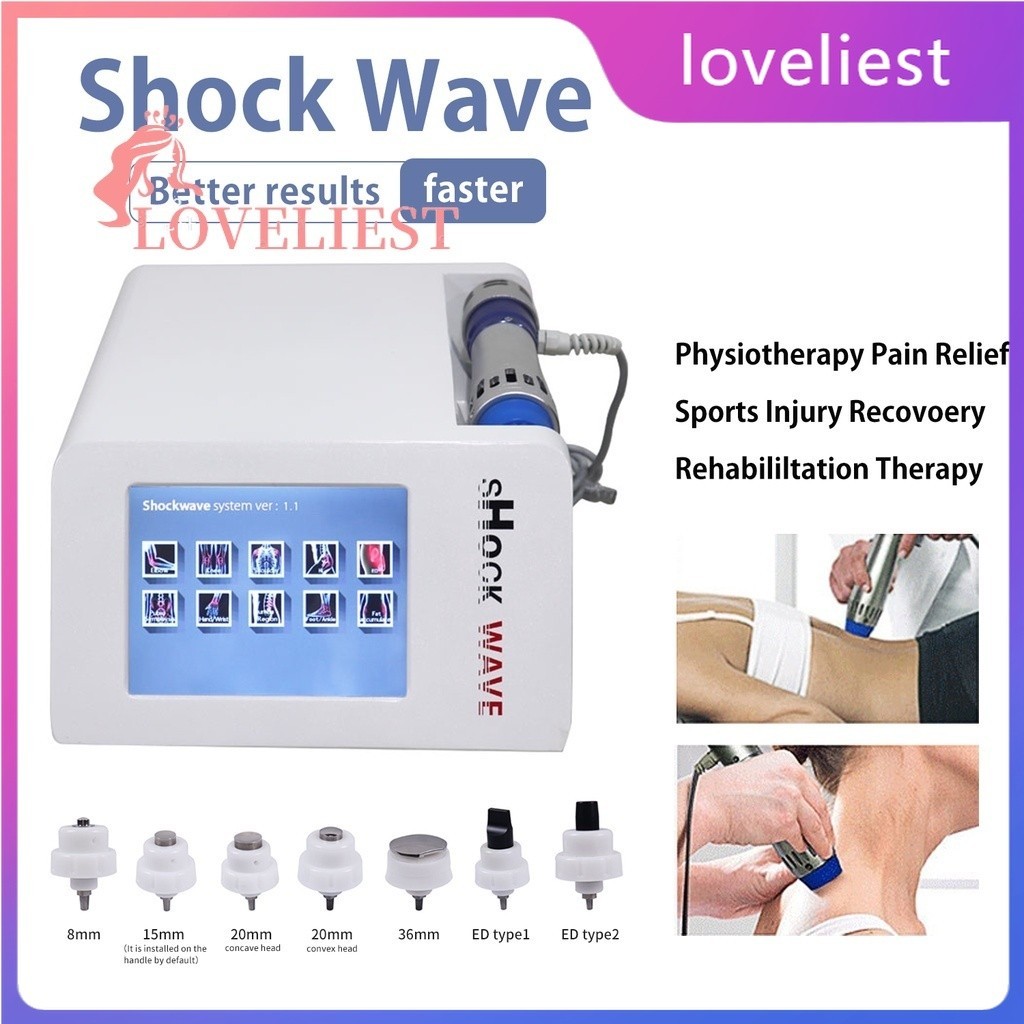 Multi Shockwave เครื่องบรรเทาอาการปวด ED Treatment Body Massage แบบพกพา Extracorp Loreal Shock Wave 