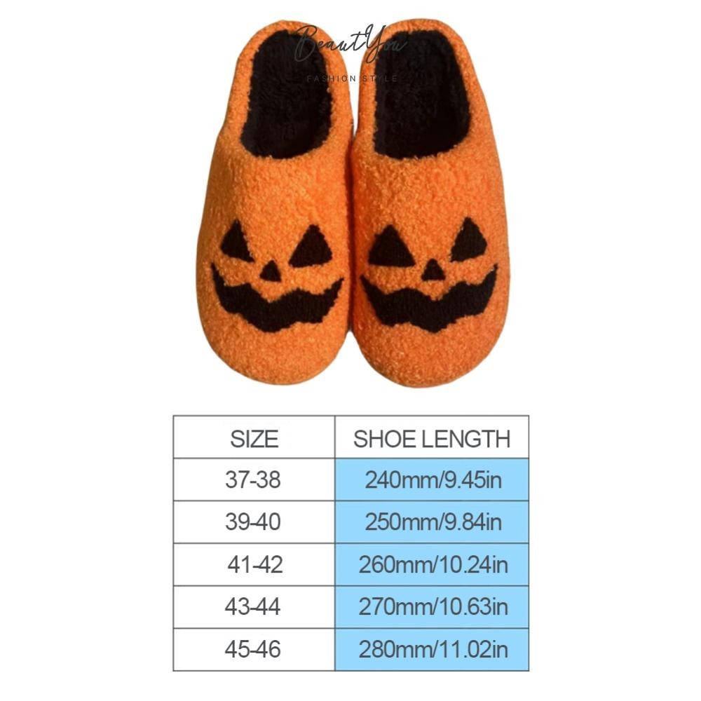 {2024-BEY }Unisex Ghost Face Shoes Cozy Halloween Fluffy Slippers for Winter Indoor Outdoor [BeautYou.th ]