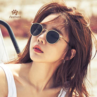 [แฟชั่น] Trend Star แว่นตาสไตล์เดียวกันยุโรปอเมริกันรูปไข่ขนาดเล็ก Shades แว่นตากันแดดป้องกันรังสีแว่นตาสําหรับผู้หญิง {TH}