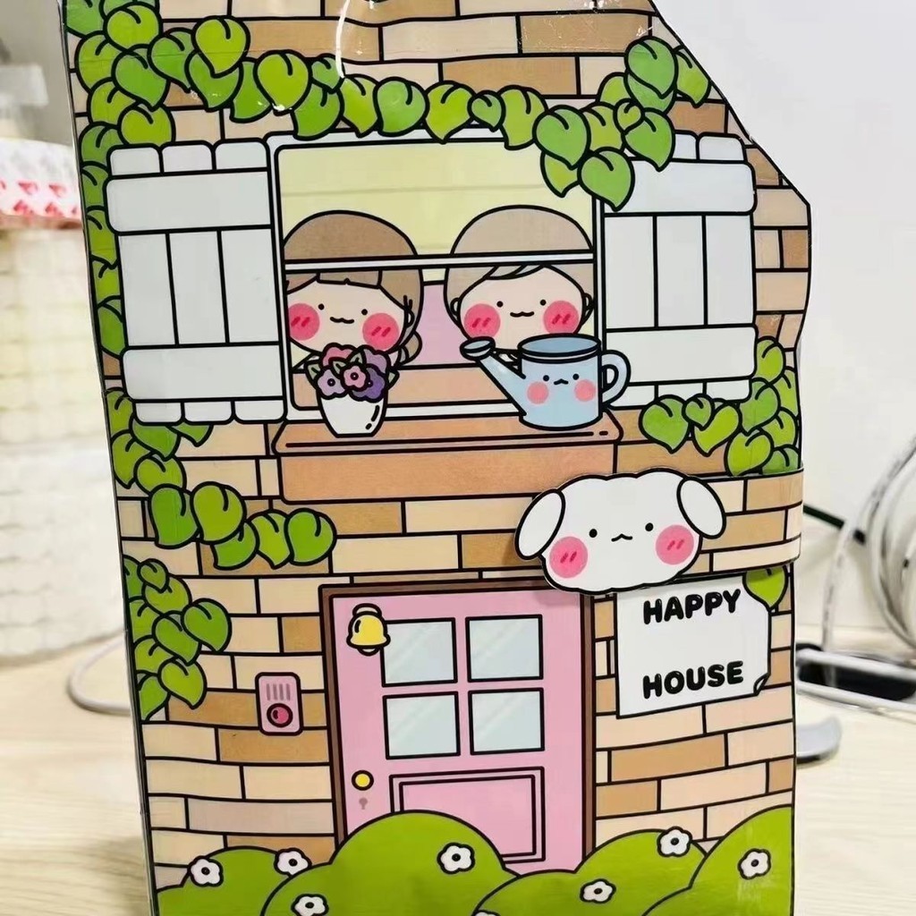 SW Quiet Book Happy House Doll House Paper Doll