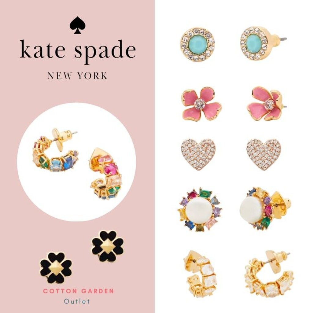 แท้💯🇺🇸ต่างหู เคท สเปด Kate Spade Crystal Earrings
