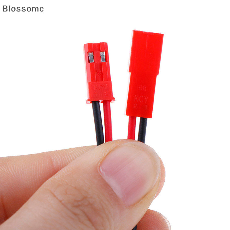Blossomc 20pcs 2 Pin connector ชายหญิง jst ปลั๊กสาย 22 awg สําหรับ rc ใหม่